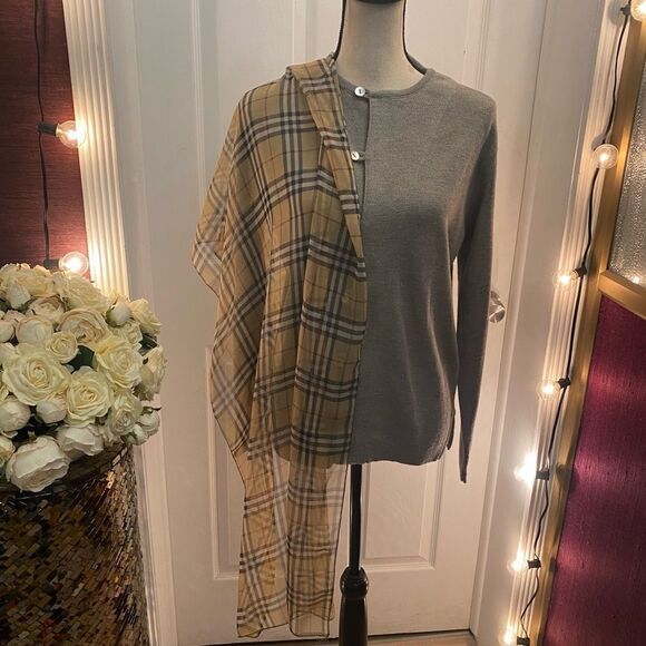 Joan Vass cardigan, size 2, comes with scarf - Picture 5 of 10